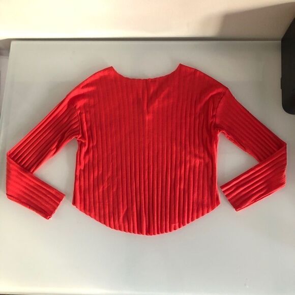 BP Blood Orange Ribbed Sweater Small - Picture 5 of 9